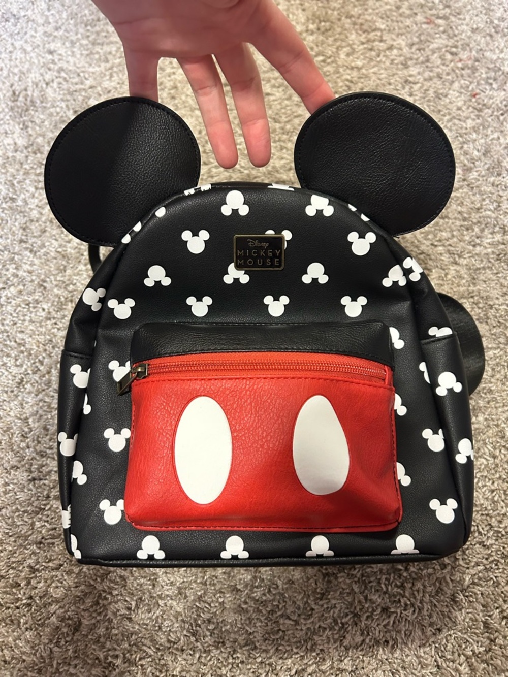 Mini Mickey Mouse Bookbag.